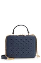 Bp. Grommet Detail Faux Leather Crossbody Bag - Blue