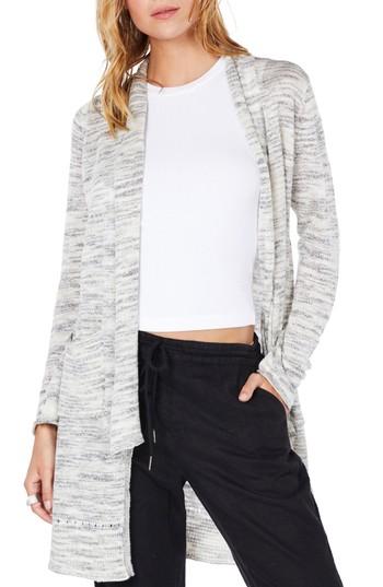Women's Michael Stars Long Cardigan - White