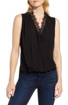 Women's Velvet By Graham & Spencer Lace Trim Sleeveless Blouse