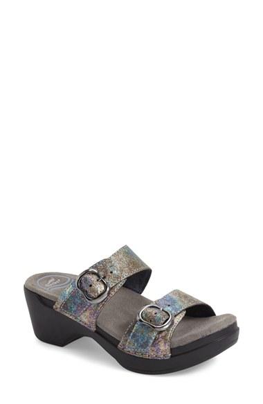Women's Dansko 'sophie' Sandal .5-6us / 36eu - Metallic