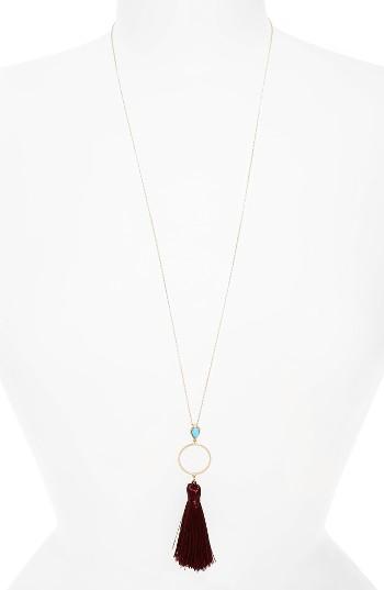 Women's Melanie Auld Open Circle Tassel Necklace