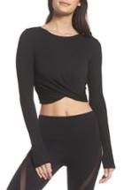 Women's Alo Cover Wrapped Tee - Black