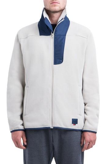 Men's Herschel Supply Co. Fleece Zip-up, Size - Beige