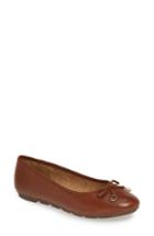 Women's Hush Puppies Abbey Ballet Flat M - Brown