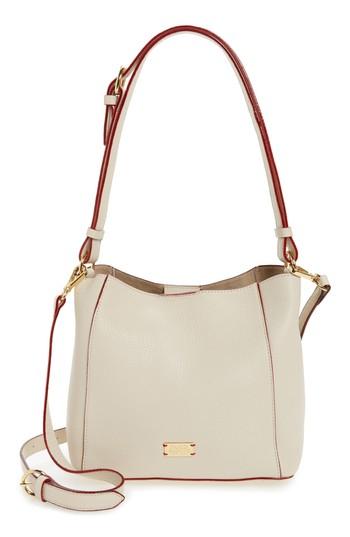Frances Valentine Small June Leather Hobo - White