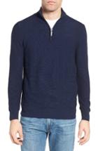 Men's Jeremy Argyle Quarter Zip Sweater - Blue