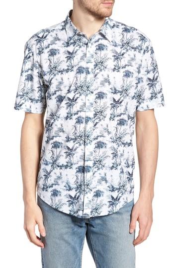 Men's Coastaoro Waiki Regular Fit Short Sleeve Sport Shirt - White