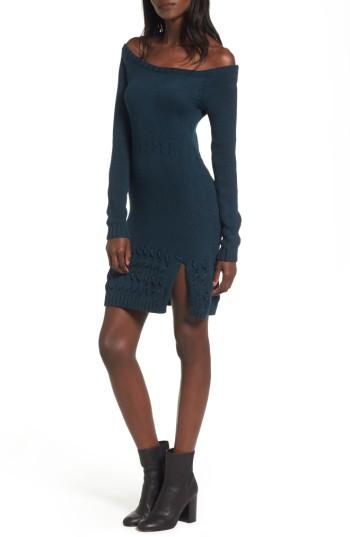 Women's Somedays Lovin Falling Free Knit Off The Shoulder Dress