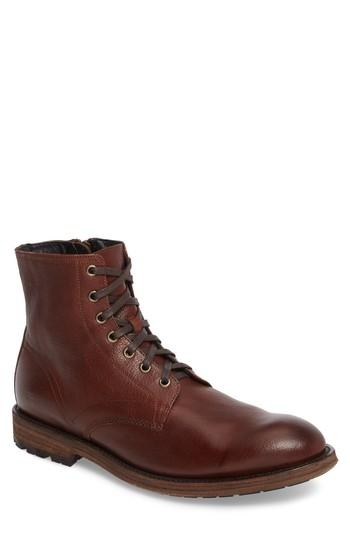 Men's Frye Bowery Plain Toe Boot M - Brown