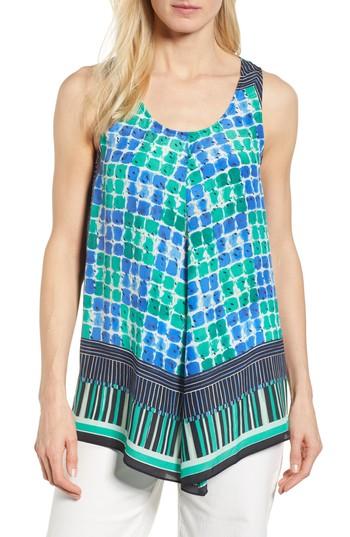 Women's Nic+zoe Dj Vu Print Tank - Blue