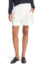 Women's Vince Slouchy Roll Cuff Shorts - White