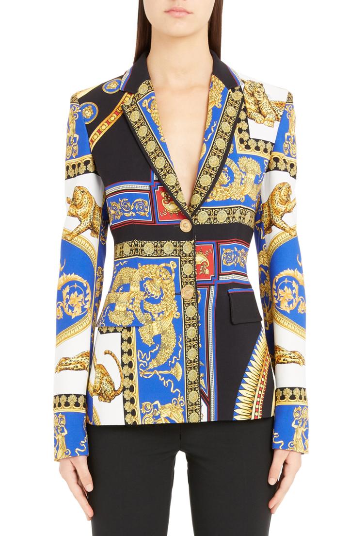 Women's Versace Casa Print Blazer