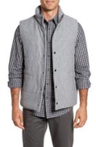 Men's Nordstrom Men's Shop Quilted Fleece Vest, Size - Grey