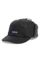 Men's Patagonia Water Repellent Ear Flap Cap /x-large - Grey