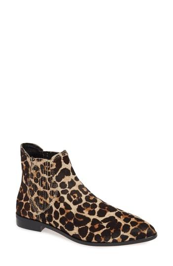 Women's Rebecca Minkoff Madysin Too Genuine Calf Hair Chelsea Bootie M - Brown