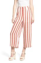 Women's Lydelle Stripe Culottes - Red