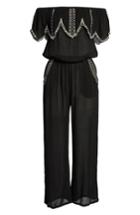 Women's O'neill Malaga Embroidered Off The Shoulder Jumpsuit