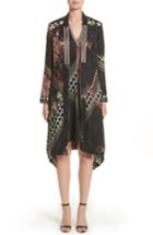 Women's Etro Floral & Polka Dot Jacquard Topper Us / 48 It - Black