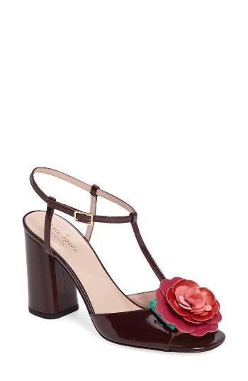 Women's Kate Spade New York Charlton Flower Sandal M - Red