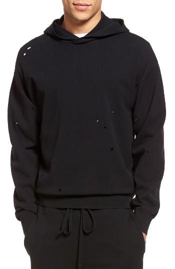 Men's Vince Distressed Pullover Hoodie