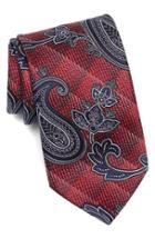 Men's Ermenegildo Zegna Paisley Silk Tie, Size - Red