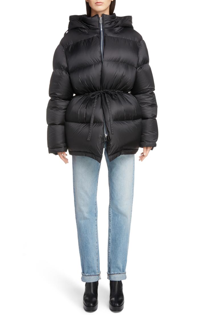 Women's Acne Studios Puffer Coat Us / 36 Eu - Black