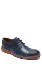 Men's Rockport Jaxson Cap Toe Derby .5 M - Blue