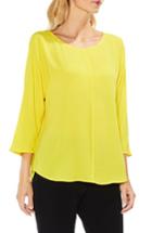Women's Vince Camuto Center Seam Blouse, Size - Yellow