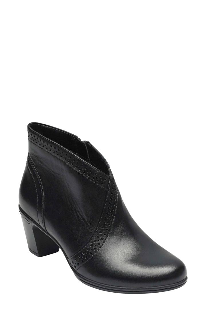Women's Rockport Cobb Hill Rashel Bootie .5 M - Black