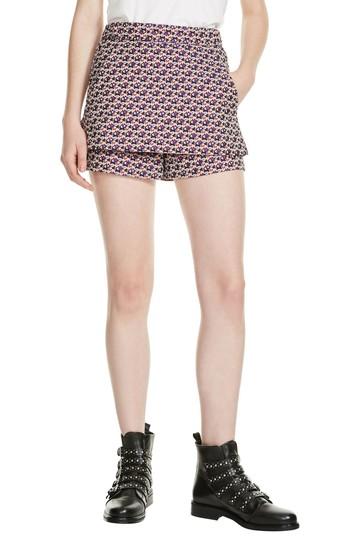 Women's Maje Jacquard Skirt Front Shorts Us / 34 Fr - Purple