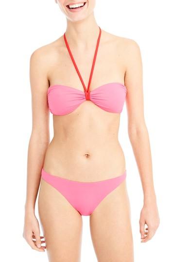 Women's J.crew Reversible Bandeau Bikini Top