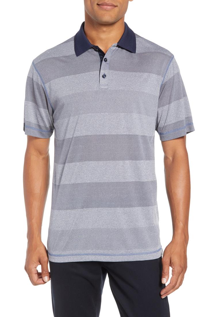 Men's Devereux Republic Fit Polo, Size Large - Blue