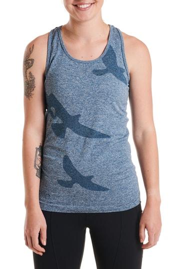 Women's Oiselle Flyte Racerback Tank - Blue