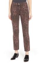 Women's Prosperity Denim Leopard Print Skinny Jeans - Black