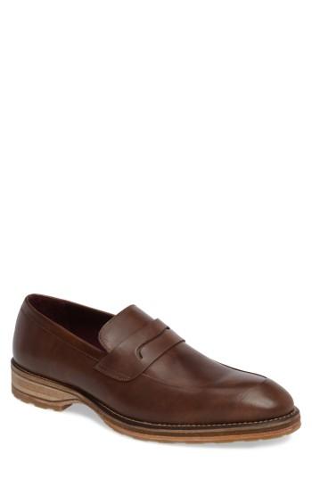 Men's Mezlan Cantonia Penny Loafer .5 M - Brown