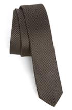 Men's The Kooples Dot Pattern Silk Skinny Tie