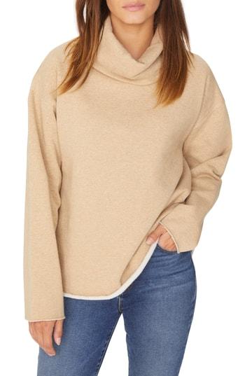Women's Sanctuary Telluride Cowl Neck Cotton Sweatshirt