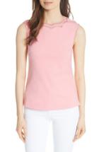 Women's Ted Baker London Tillia Ladder Stitch Trim Top - Orange