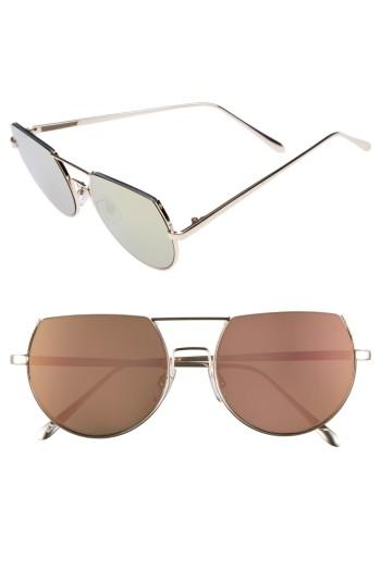 Women's Bp. 55mm Flat Top Round Sunglasses -