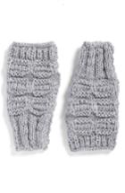 Women's Treasure & Bond Chunky Knit Arm Warmers, Size - Grey