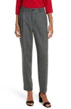 Women's Grey Jason Wu Pleated Flannel Pants - Grey