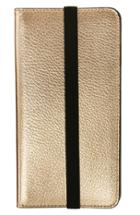 Women's Mobileluxe Iphone 6 /6s Plus Metallic Leather Wallet Case -
