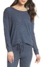 Women's Chaser Love Lace-up Sleeve Sweatshirt - Grey