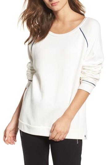 Women's Michael Lauren Juniper Lounge Sweatshirt - Ivory