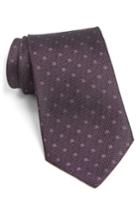 Men's John Varvatos Star Usa Dot Silk Tie, Size - Purple