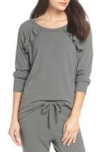 Women's Chaser Love Ruffle Knit Pullover - Green