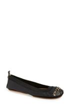 Women's Yosi Samra 'samantha' Foldable Ballet Flat M - Black