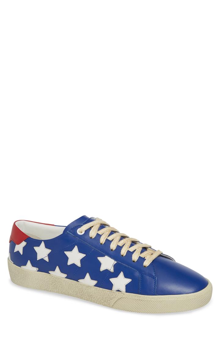 Men's Saint Laurent Star Low-top Sneaker Us / 40eu - White