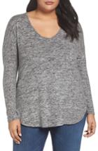 Women's Soprano High/low Knit Top X - Grey