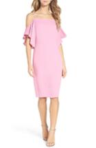 Women's Laundry By Shelli Segal Cold Shoulder Midi Dress